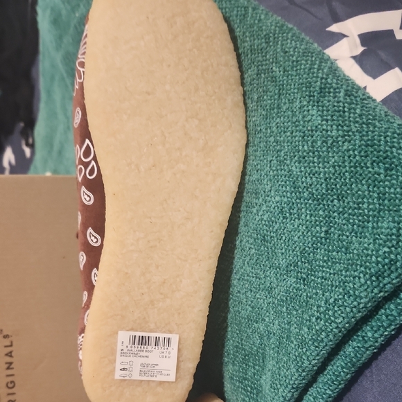 Clarks WALLABEE BOOT BRICK PAISLEY size 8M  Brand New Never Worn. main image 4